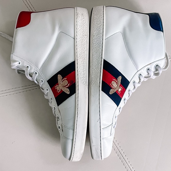Gucci Men Bee Ace Sneakers sz 13 - Picture 6 of 8